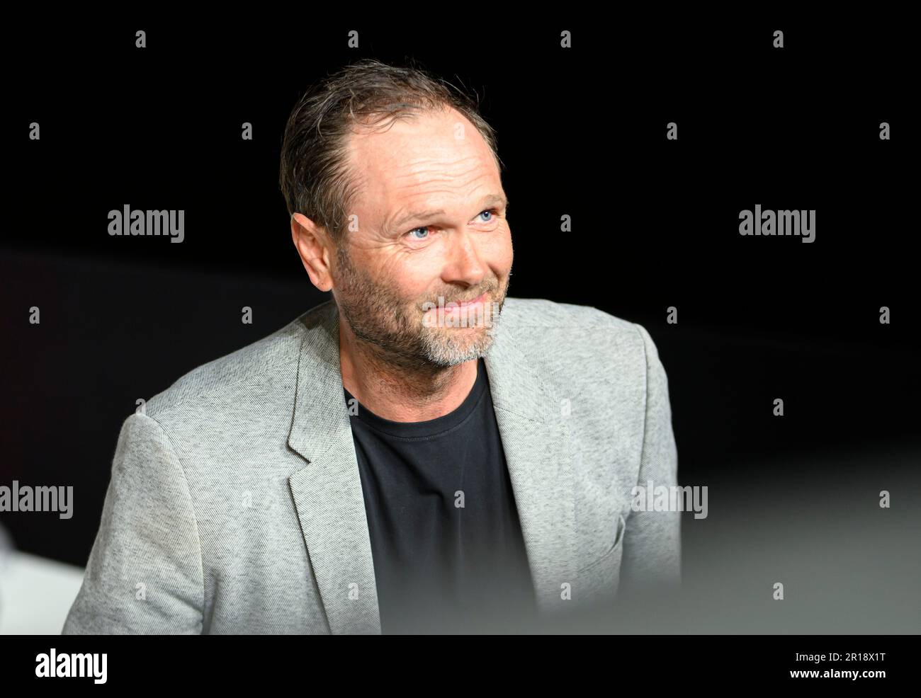 Lars CHRISTIANSEN (DEN) handball, tirage au sort pour le championnat d'Europe 2024, sur 10 mai 2023 à Düsseldorf/Allemagne. Banque D'Images