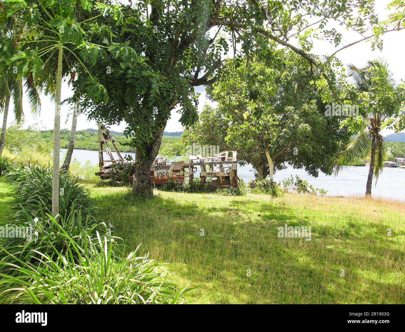 Warjunk à Bougainville Banque D'Images