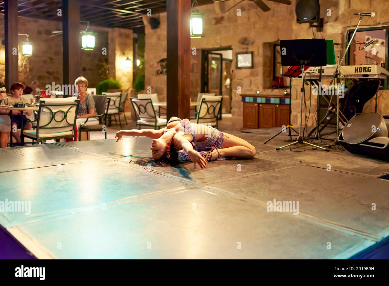 Jordanie. Danse du ventre Banque D'Images