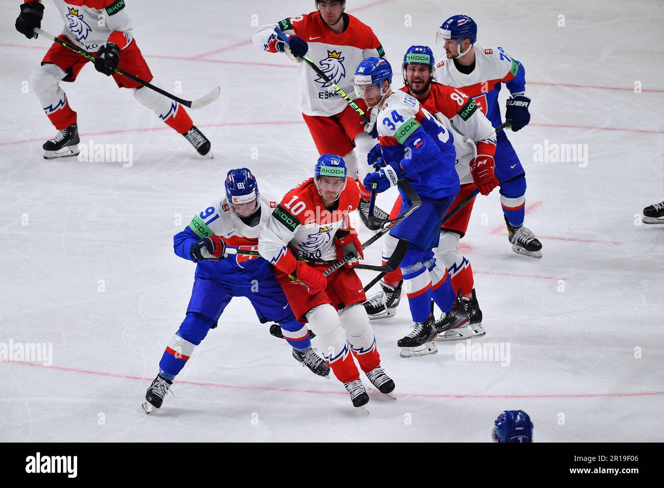 LETTONIE, RIGA - 12.05.23 : Championnat du monde de hockey sur glace 2023 de l'IIHF Banque D'Images