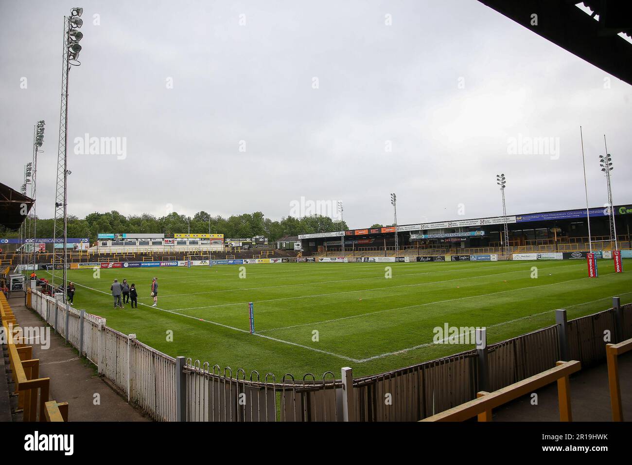 Castleford, Royaume-Uni. 12th mai 2023. GV du stade *** pendant le match de la Betfred Super League entre Castleford et Catalan Dragons au mend-A-boyau Jungle, Castleford, Royaume-Uni, le 12 mai 2023. Photo de Simon Hall. Utilisation éditoriale uniquement, licence requise pour une utilisation commerciale. Aucune utilisation dans les Paris, les jeux ou les publications d'un seul club/ligue/joueur. Crédit : UK Sports pics Ltd/Alay Live News Banque D'Images