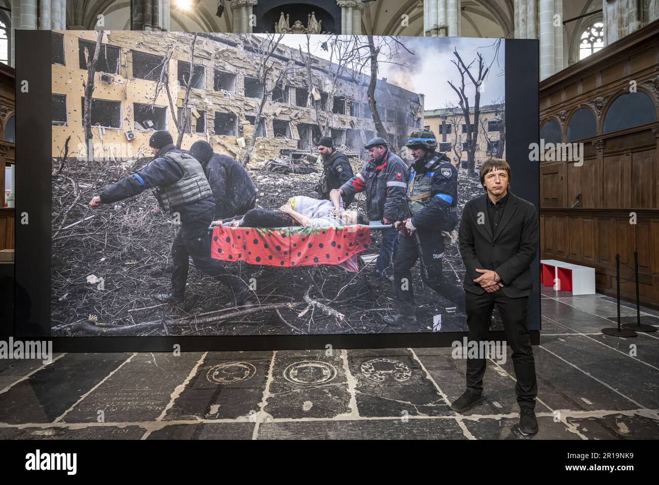 AMSTERDAM, 12-05-2023. Présentation du concours mondial de photos de la presse 2023 à de Nieuwe Kerk. Le concours World Press photo est décerné aux photojournalistes pour les meilleures photos de 2022. Copyright; ANP SABINE JOOSTEN pays-bas Out - belgique Out Banque D'Images