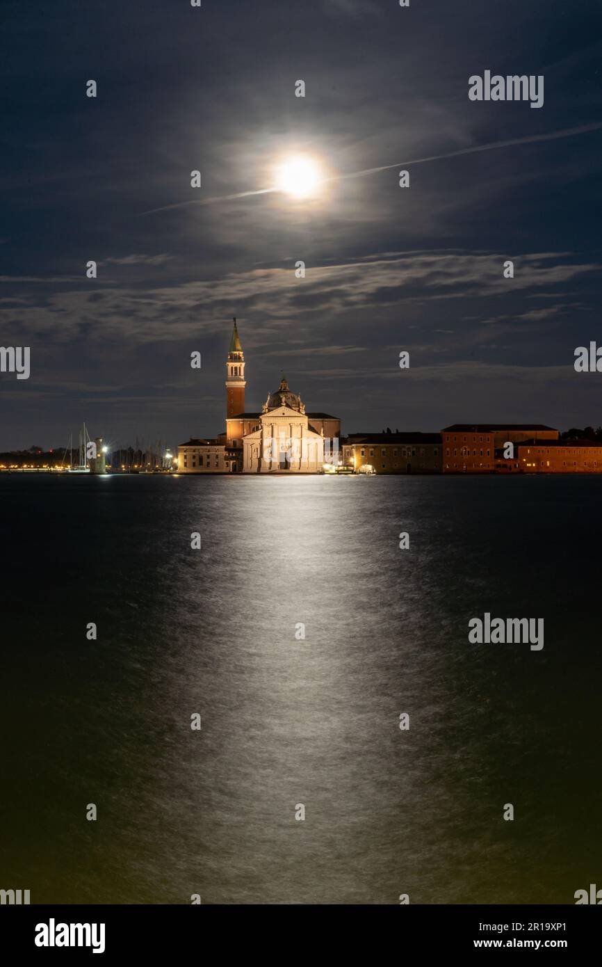 L'église de San Giorgio Maggiore de Palladio à Venise. Banque D'Images
