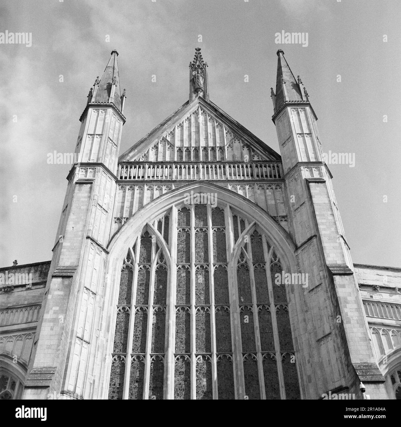 La cathédrale de Winchester, Winchester, Hampshire, Angleterre, Royaume-Uni. Banque D'Images