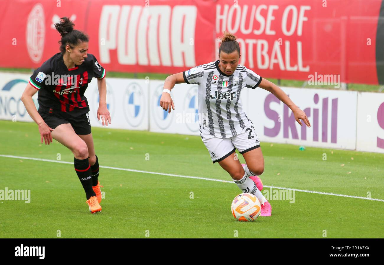 Italian Soccer Serie A Match AC Milan - Juventus Banque D'Images