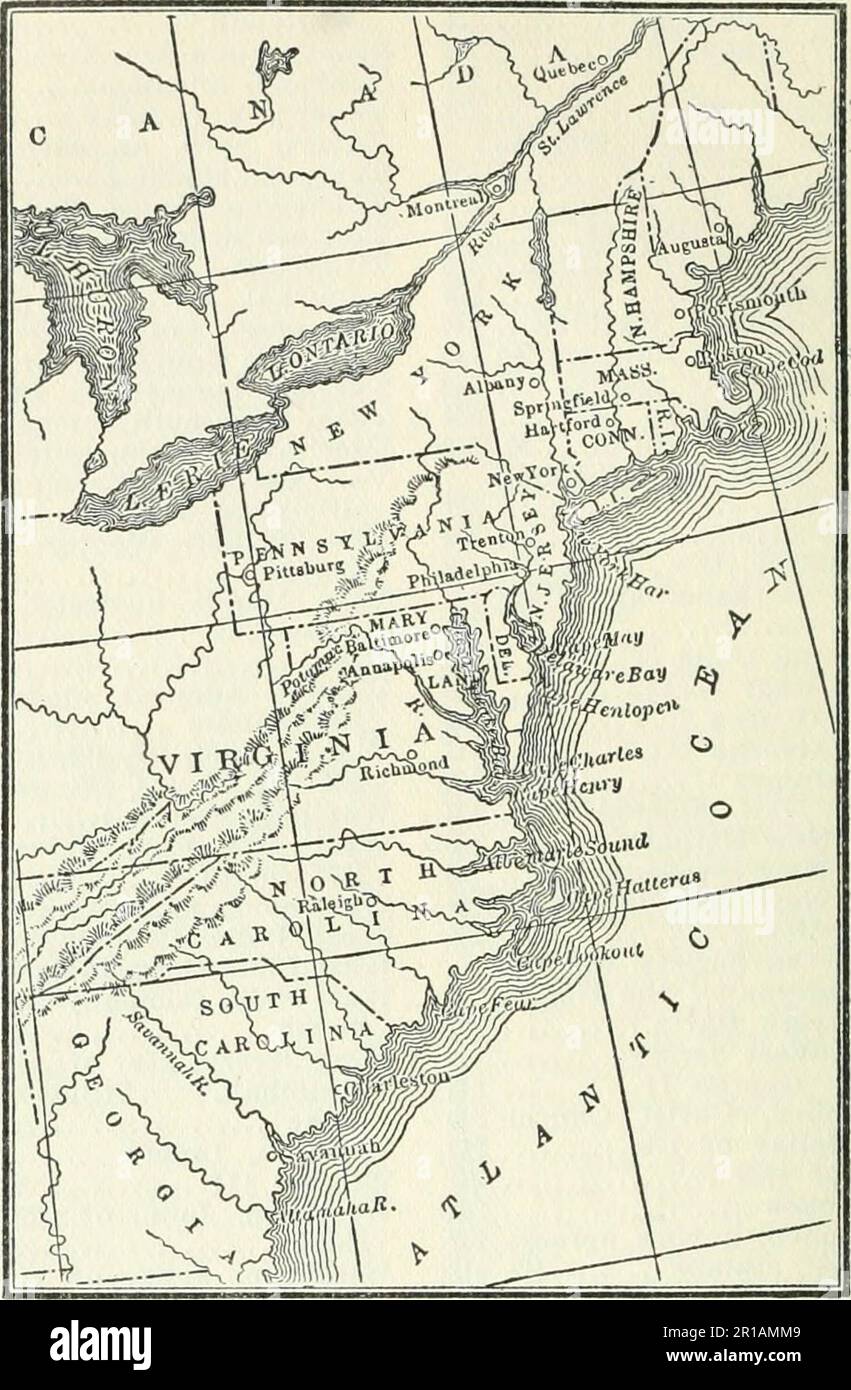 'New Jersey en tant que colonie et état : un des treize originaux' (1902) Banque D'Images
