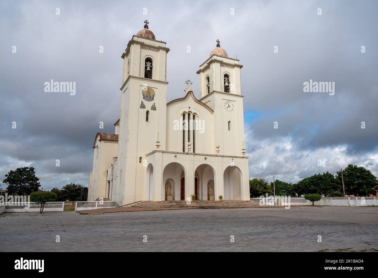 Cathédrale notre-Dame de Fatima (Cathédrale métropolitaine de notre-Dame de Fatima), Nampula, Mozambique Banque D'Images