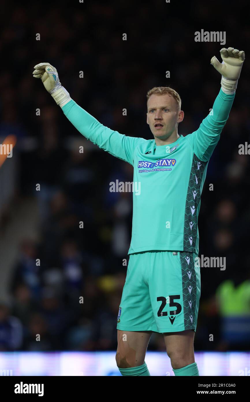 Peterborough, Royaume-Uni. 12th mai 2023. Cameron Dawson (SW) au Peterborough United contre Sheffield Wednesday EFL League un match de 1st jambes, au Weston Homes Stadium, Peterborough, Cambridgeshire. Crédit : Paul Marriott/Alay Live News Banque D'Images