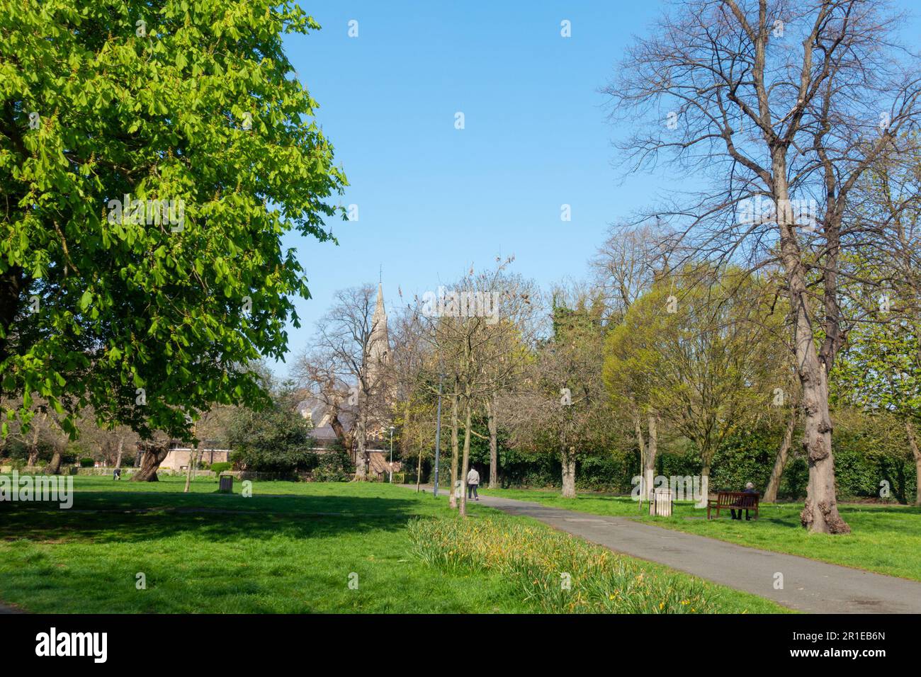 Christchurch Green Recreation Ground, wanstead, londres, royaume-uni Banque D'Images