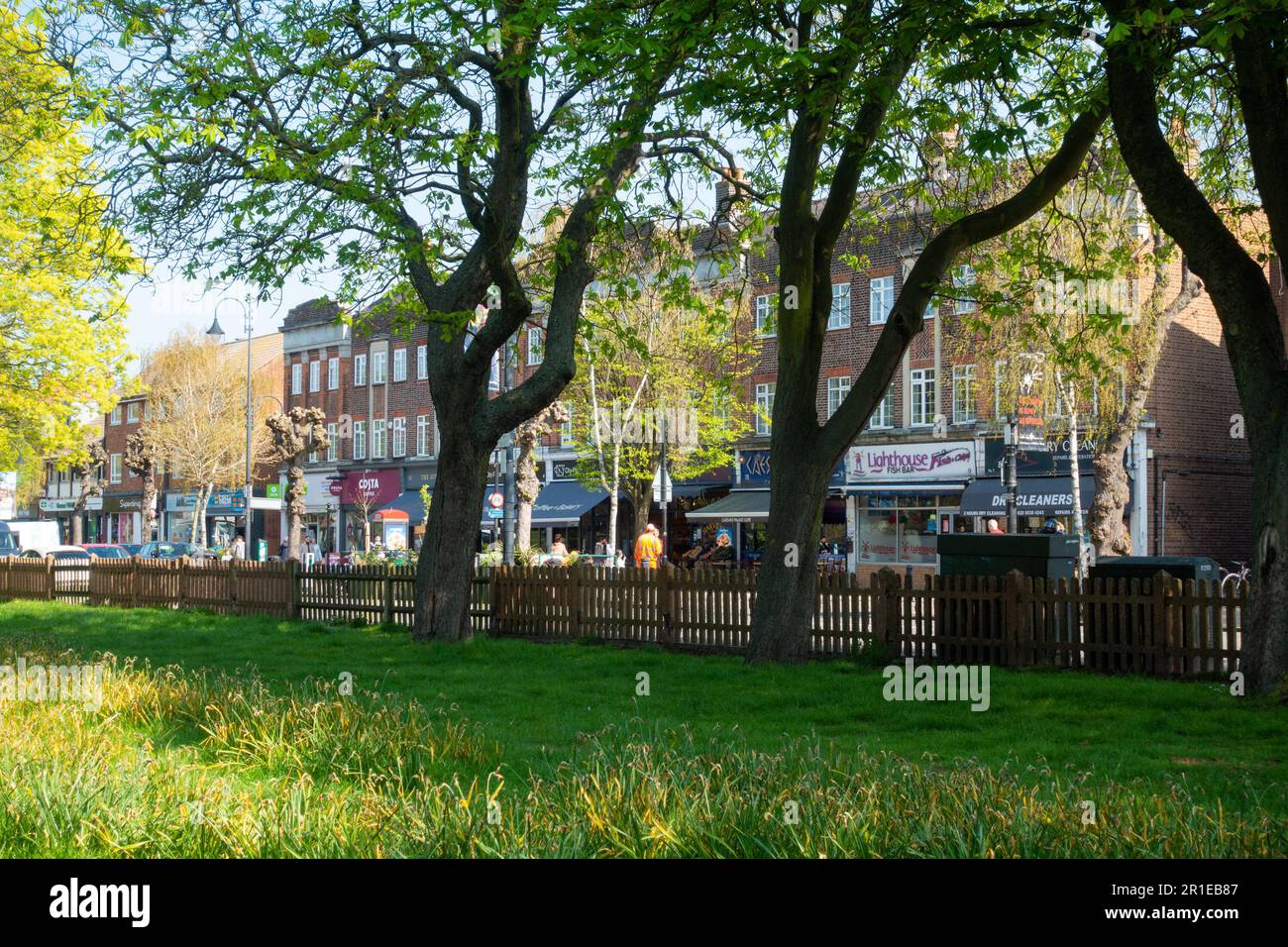 Christchurch Green Recreation Ground, wanstead, londres, royaume-uni Banque D'Images
