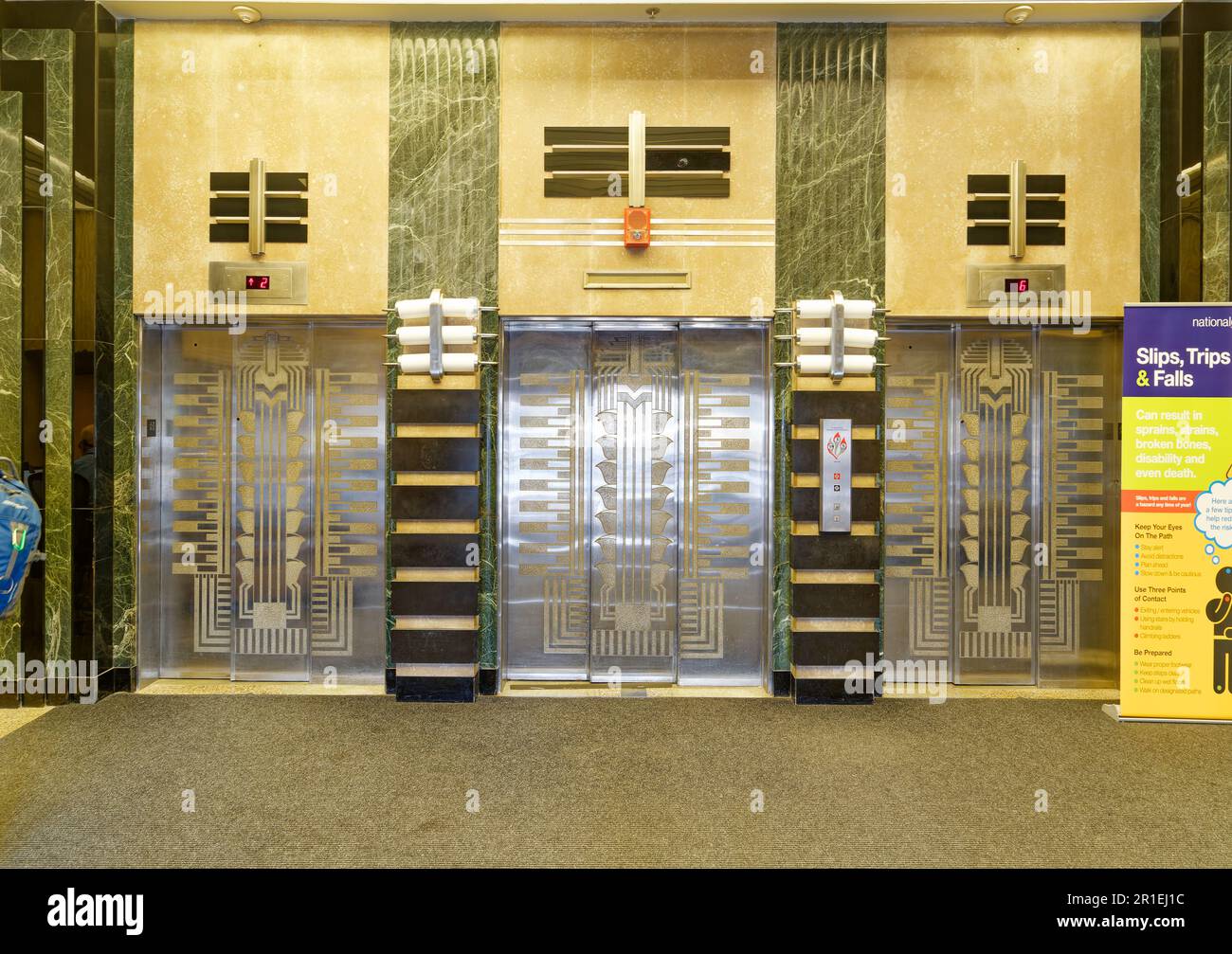 Hall, Niagara Mohawk Building. Banque D'Images