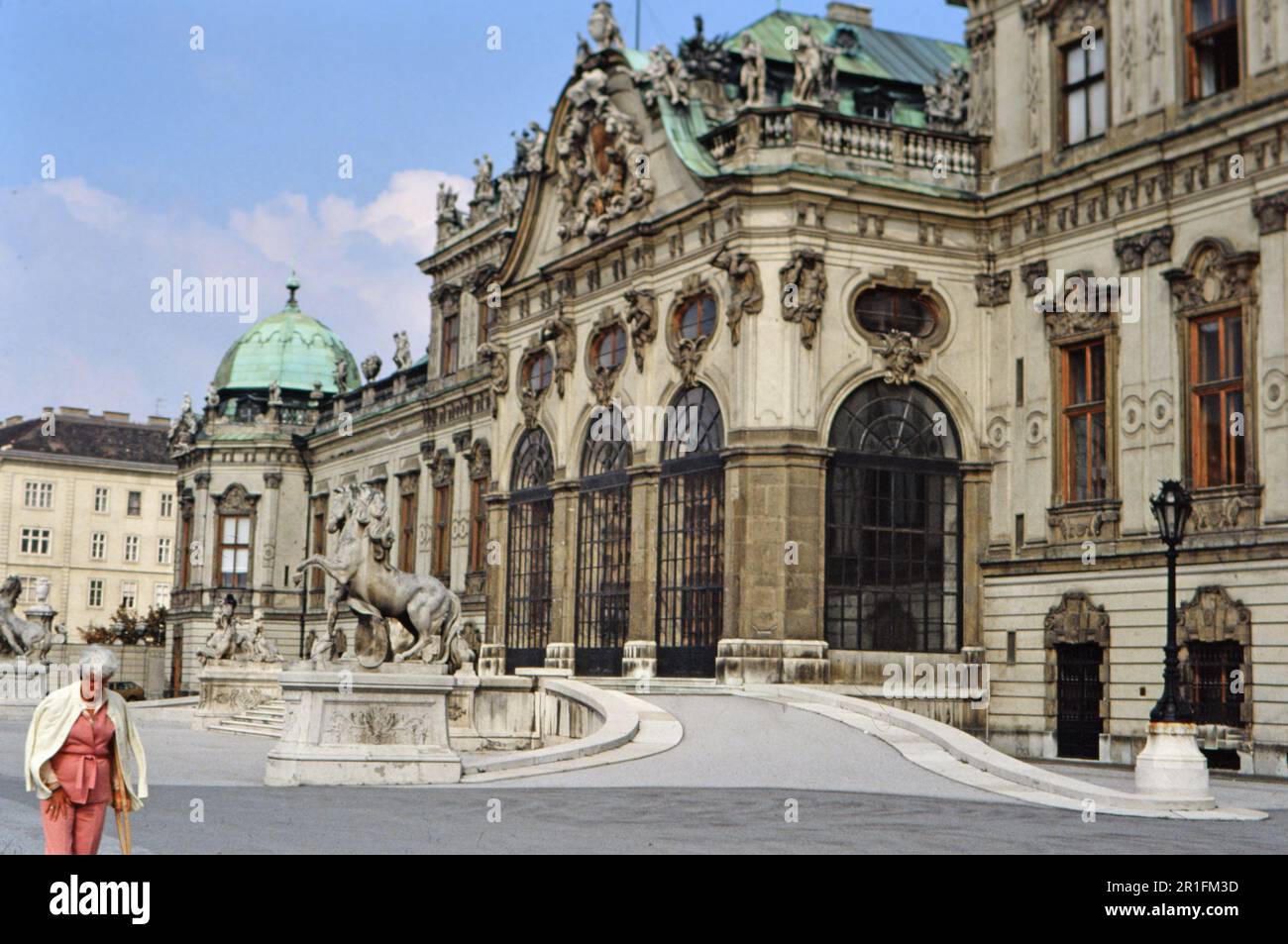 Galerie autrichienne Belvedere à Vienne Autriche ca. 1980 Banque D'Images