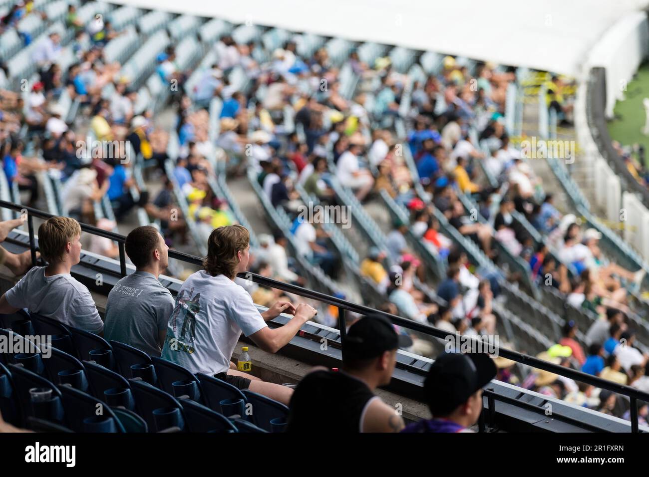 Melbourne, Australie, 27 décembre 2020. Une vue des spectateurs pendant le deuxième jour du deuxième match de cricket organisé par Vodafone Test entre l'Australie et l'Inde au Melbourne Cricket Ground, à 27 décembre 2020, à Melbourne, en Australie. Crédit : Dave Hewitt/Dave Hewitt Banque D'Images