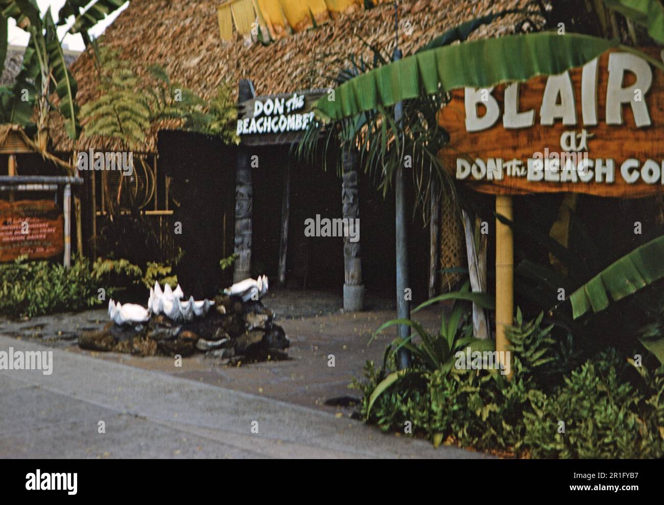 Blair's à Don the Beachcombers ca. 1950-1959 Banque D'Images