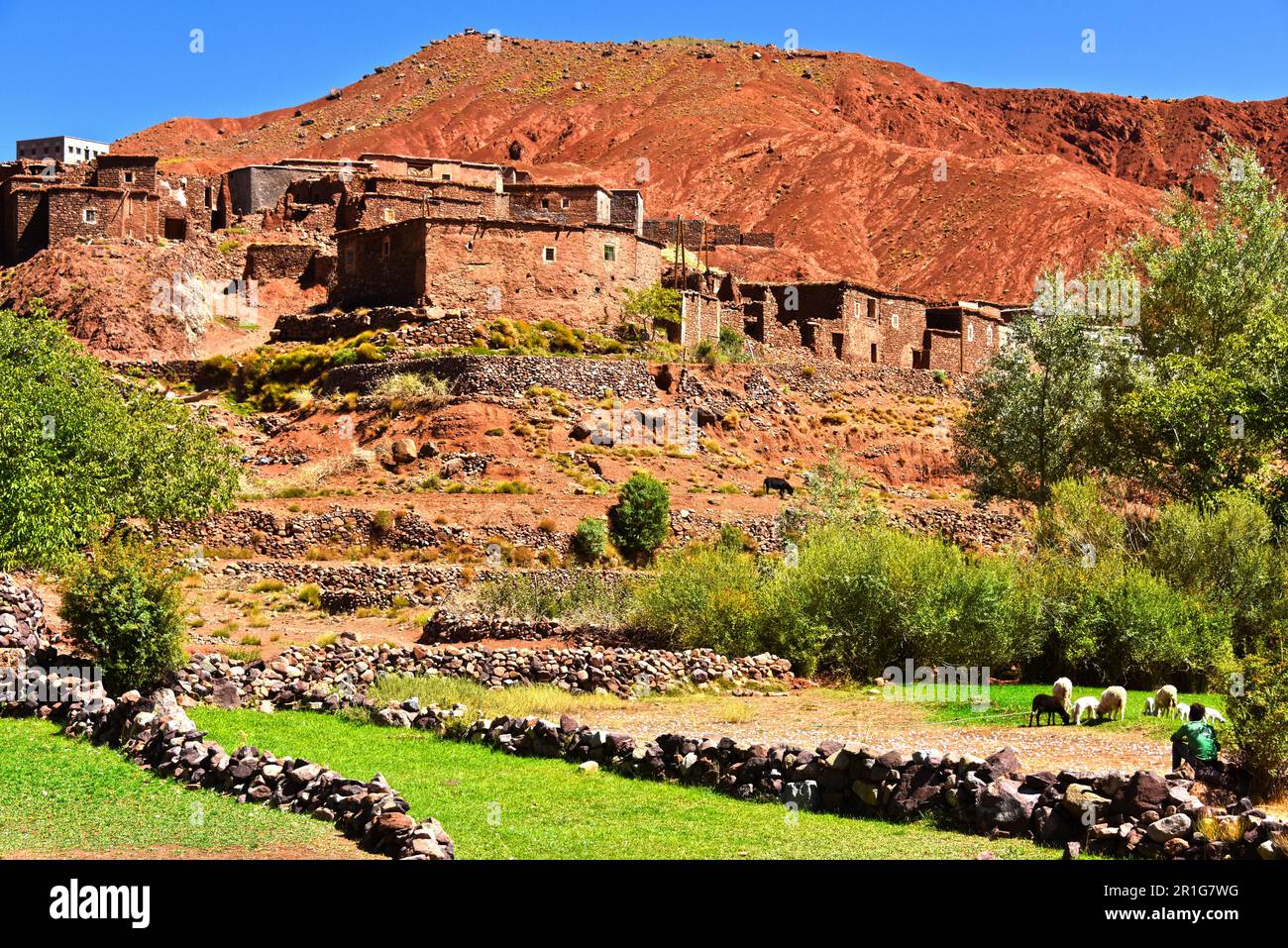 Populatio Rural Maroc Maroc rural habitat moroccan Banque de photographies et d’images à ...