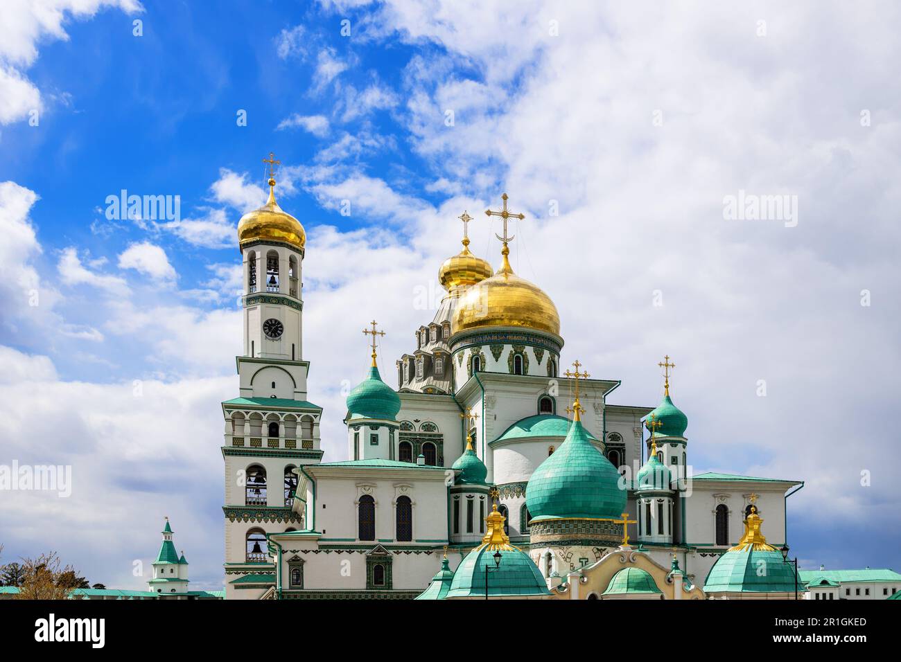 Résurrection Cathédrale du nouveau monastère de Jérusalem près de la ville d'Istra dans la région de Moscou en Russie Banque D'Images