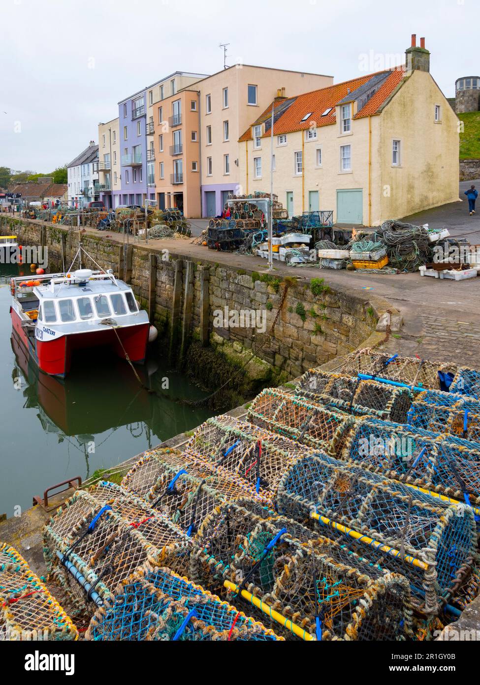 Port de St Andrews à fife, Écosse, Royaume-Uni Banque D'Images