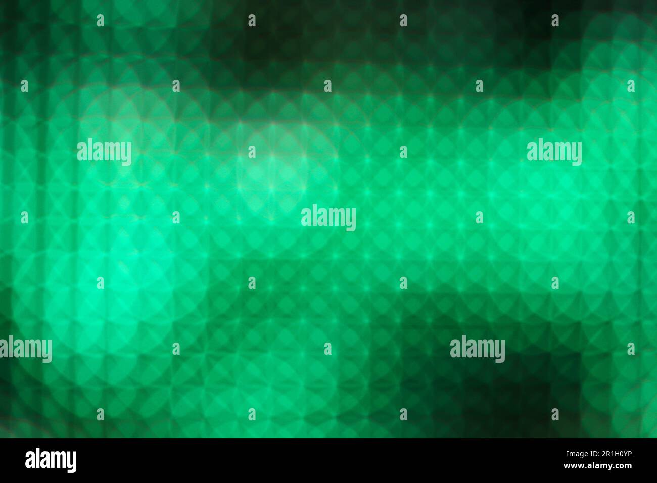 Résumé gros plan vert motif de LED Ecran flou, arrière-plan de mise au point douce de LED. Banque D'Images