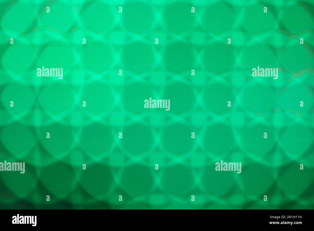 Résumé gros plan vert motif de LED Ecran flou, arrière-plan de mise au point douce de LED. Banque D'Images
