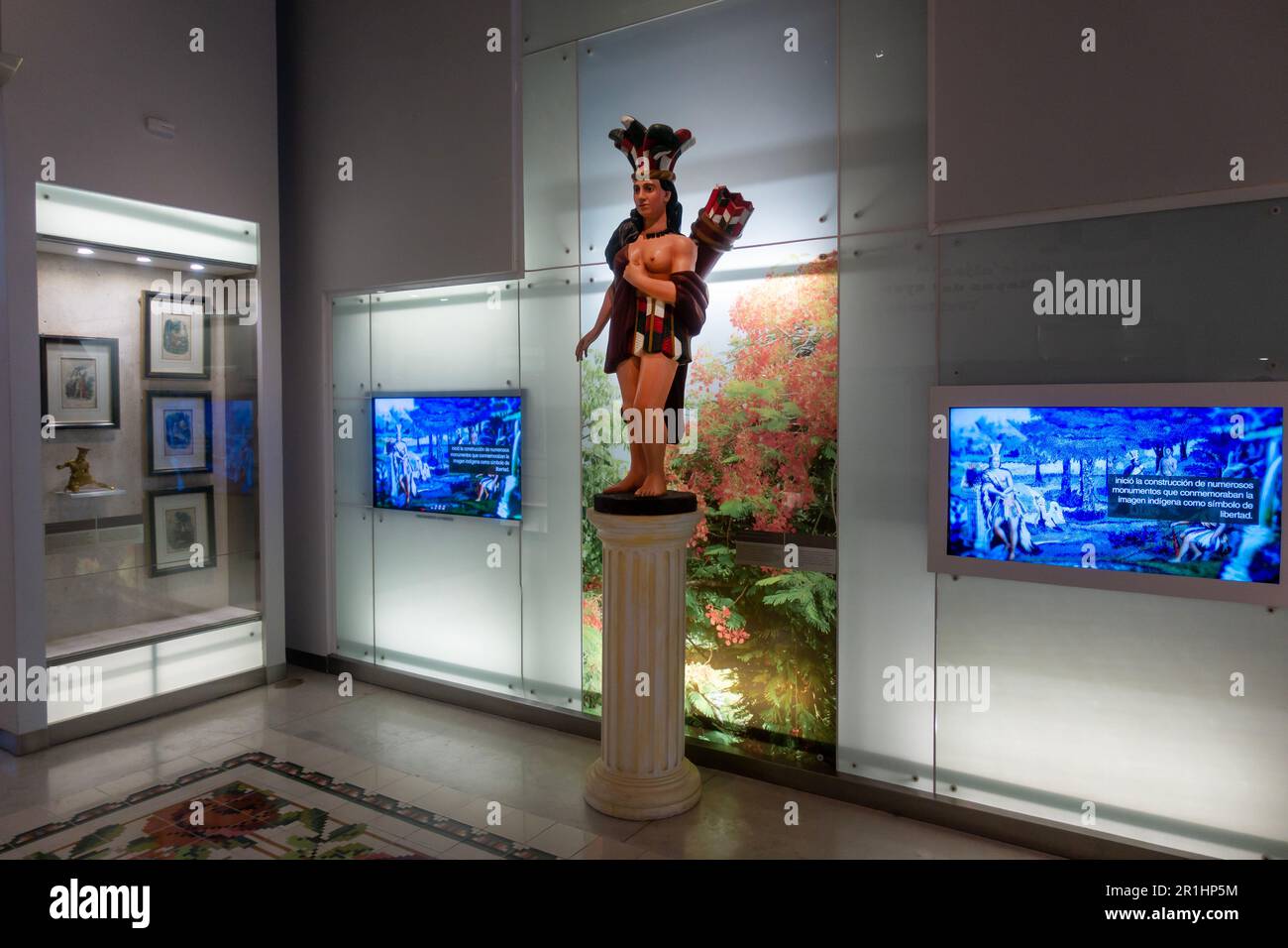 Grand Musée du monde maya de Merida Yucatan Mexique Banque D'Images