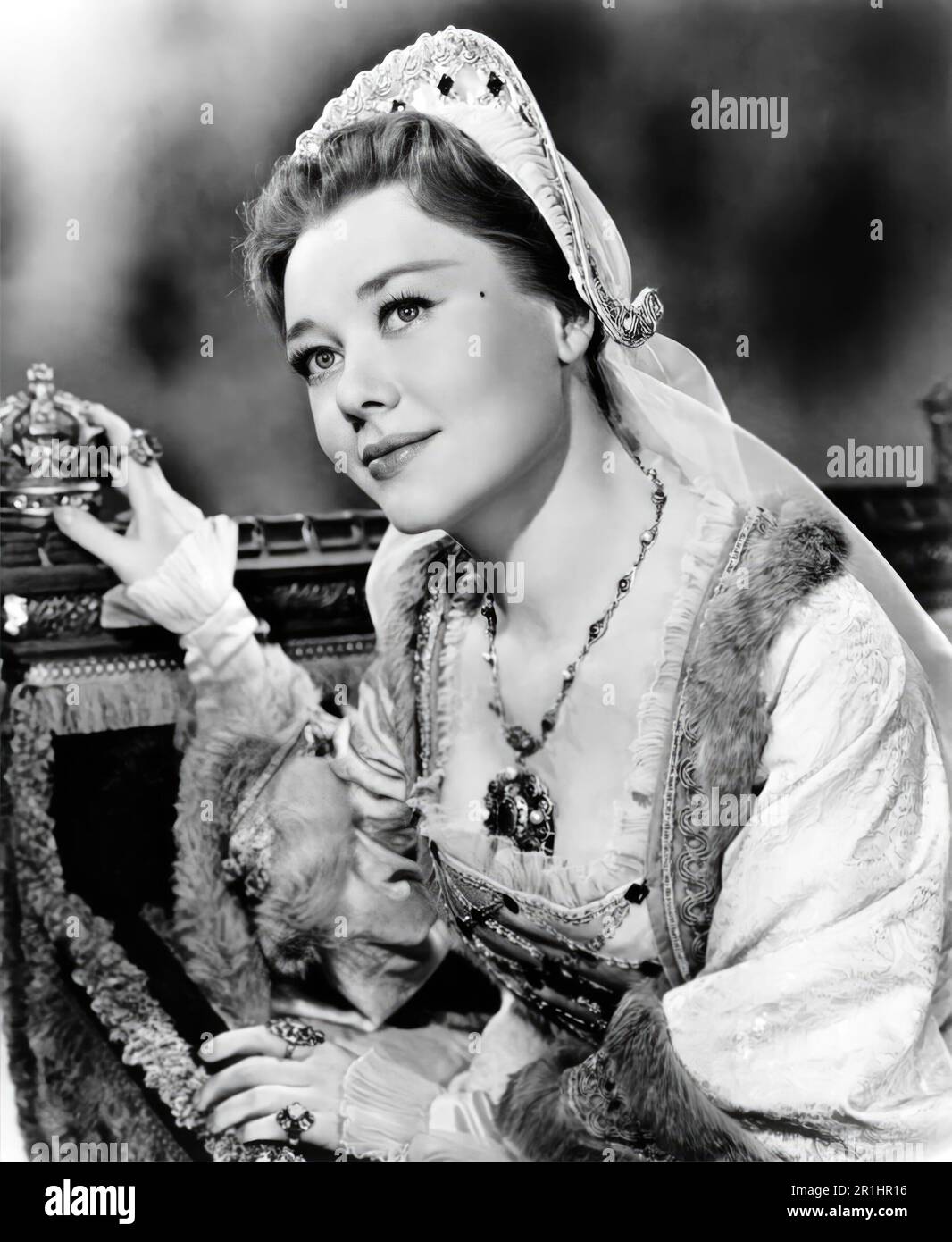 GLYNIS JOHNS DANS L'ÉPÉE ET LA ROSE (1953), DIRIGÉ PAR KEN ANNAKIN. Banque D'Images