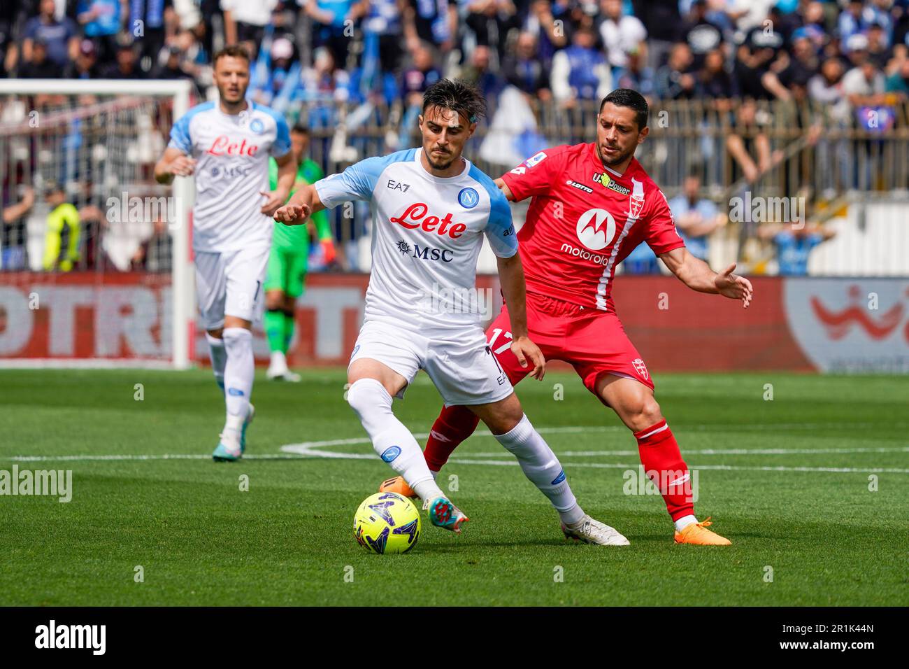 Monza, Italie. 14th mai 2023. Eljif Elmas (#7 SSC Napoli) <during AC Monza against SSC Napoli, Serie A, at U-Power Stadium in Monza on May, 14th 2023.  Photo Alessio Morgese / E-Mage crédit: Alessio Morgese/Alay Live News Banque D'Images