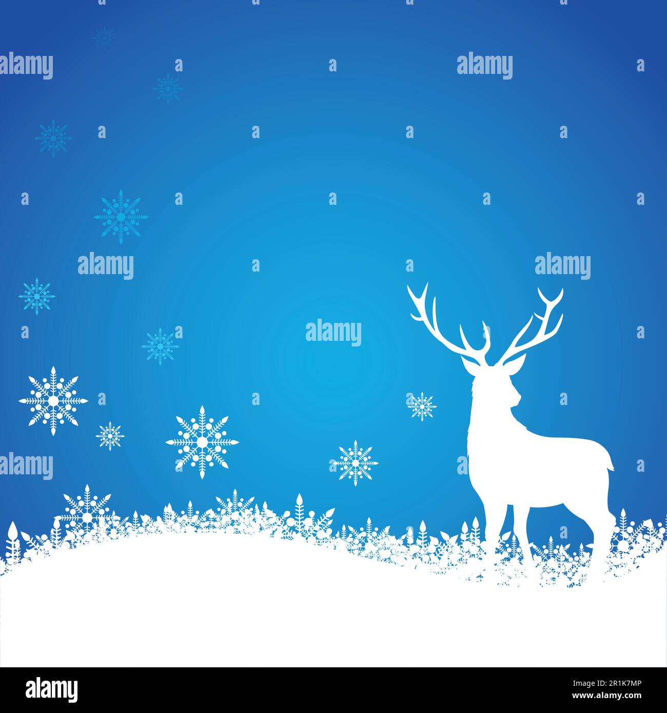 Modèle vierge pour couverture, arrière-plan ou motif carte avec thème de Noël Illustration de Vecteur