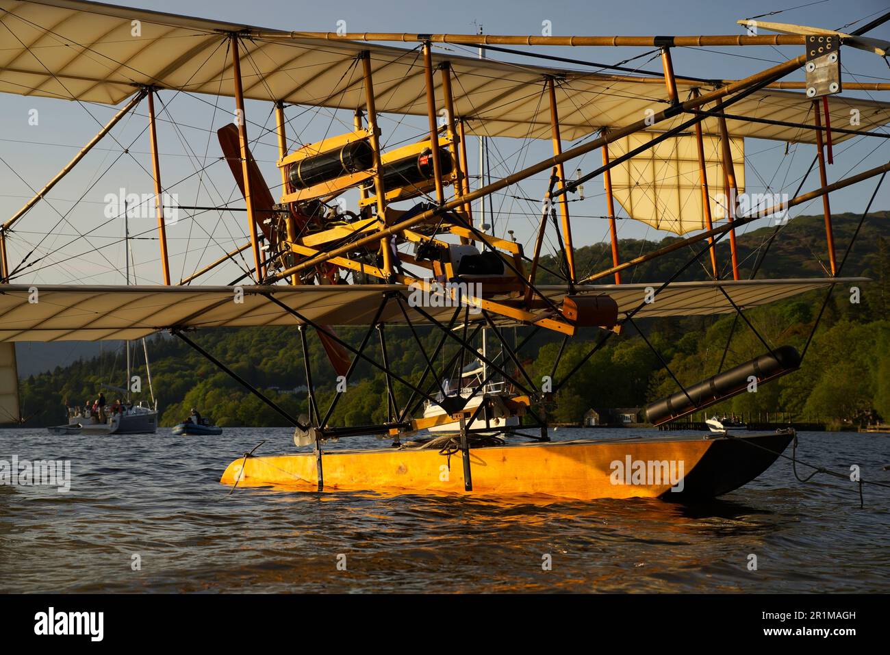 Lakes Flying Company Limited Waterbird Replica, Windermere, Cumbria, Angleterre, Banque D'Images