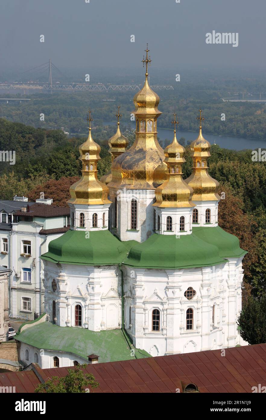 L'église de la Toussaint à Kiev, Ukraine - George Chernilevsky Banque D'Images