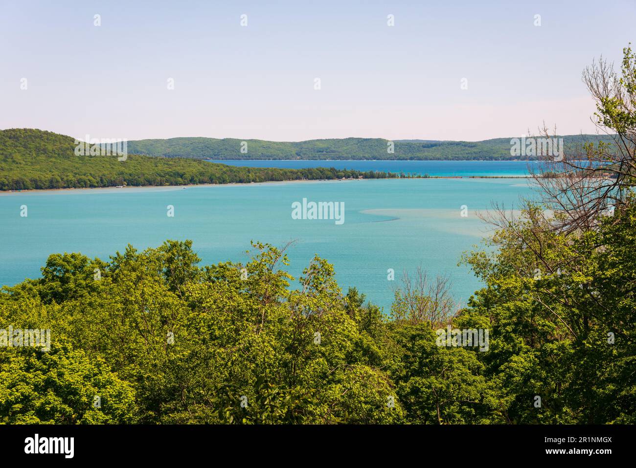 Sleeping Bear Dunes National Lakeshore au Michigan Banque D'Images