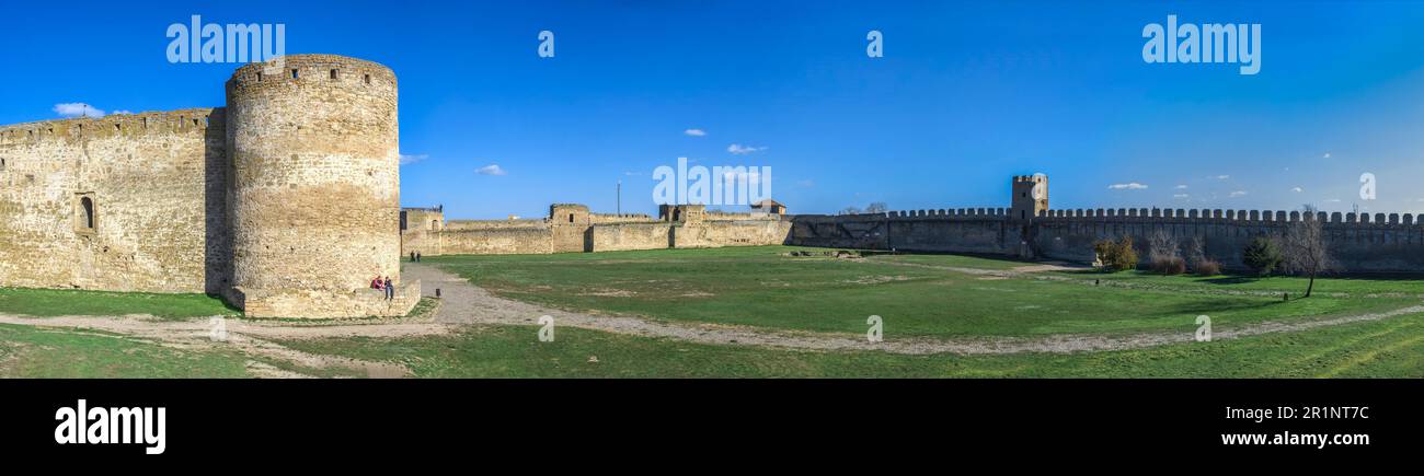 Remparts de la forteresse de la Citadelle d'Akkerman en Ukraine Banque D'Images