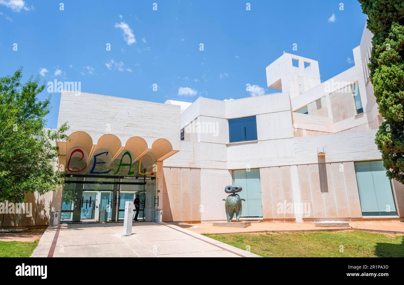 Musée Fundacio Joan Miro, Montjuic, Barcelone, Catalogne, Espagne Banque D'Images