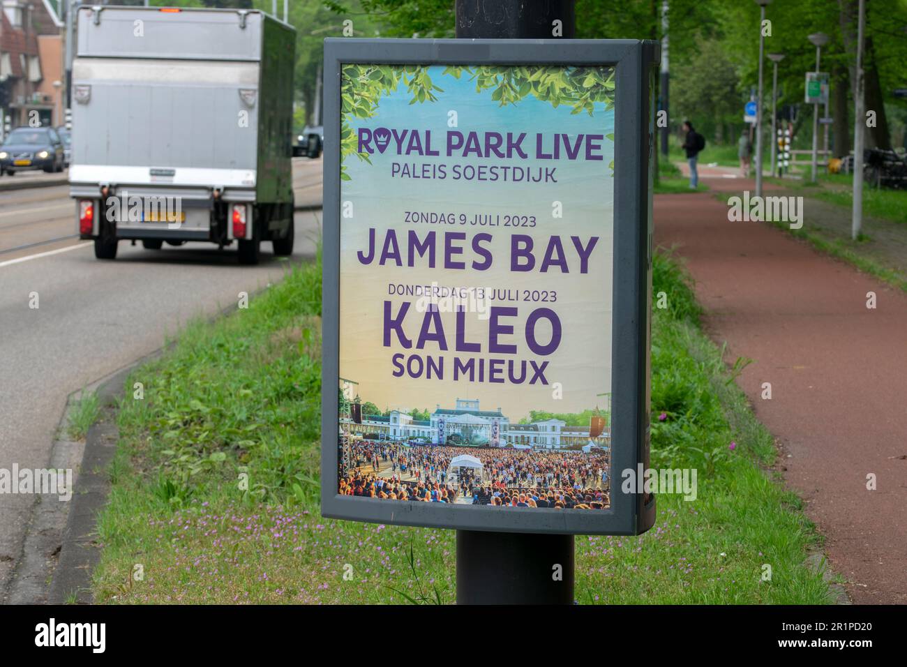 Panneau d'affichage Royal Park Live à Amsterdam, pays-Bas 12-5-2023 Banque D'Images