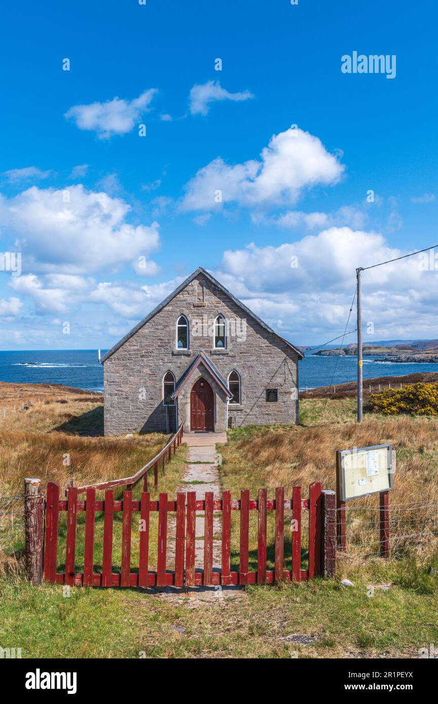 Melness Church of Scotland, Sutherland, Écosse Banque D'Images