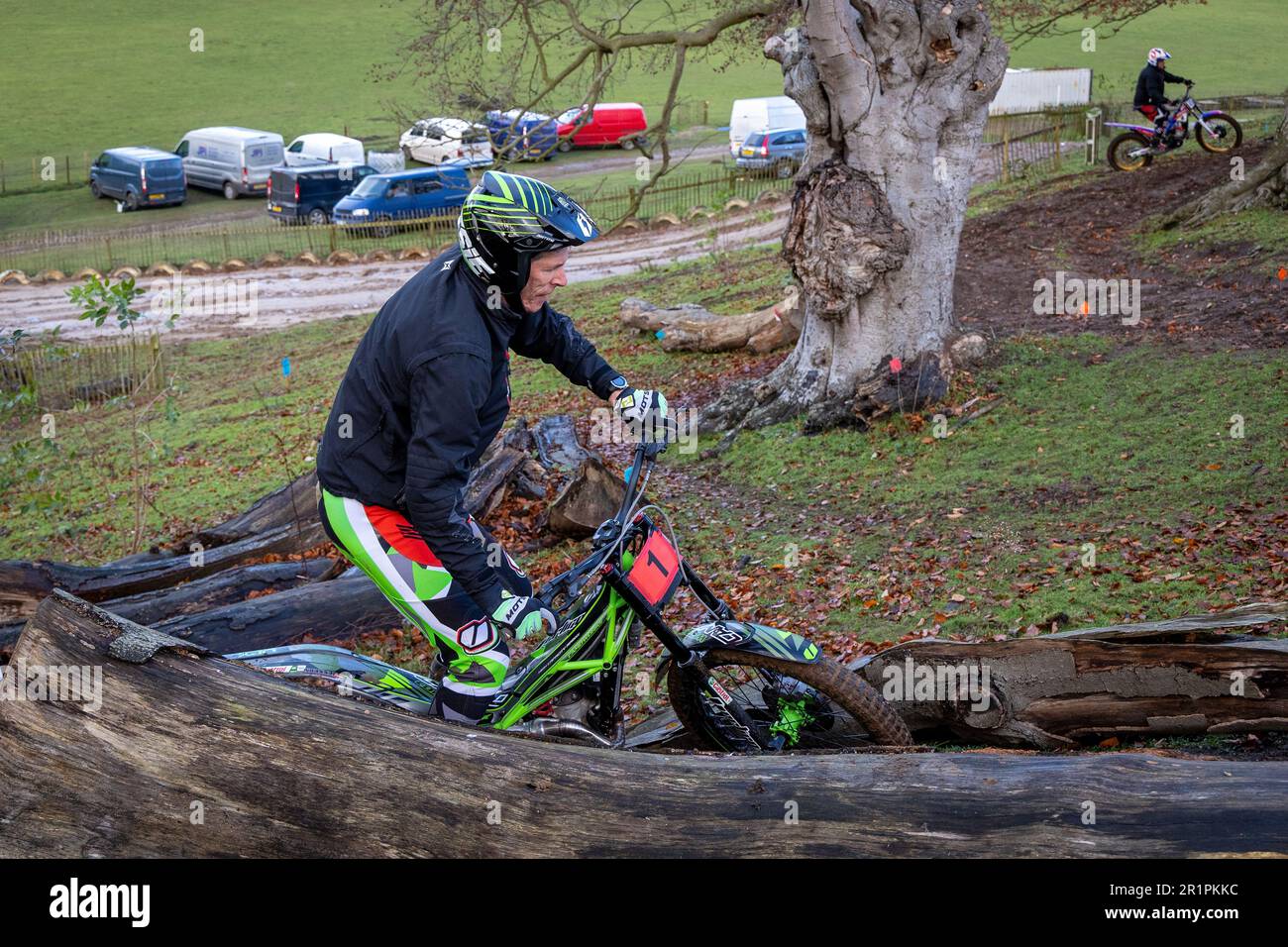 Norwich Vikings Motocross Trials Meeting à Cadders Hill, Lyng, Norfolk, Royaume-Uni. Banque D'Images