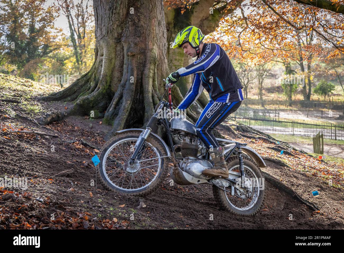Norwich Vikings Motocross Trials Meeting à Cadders Hill, Lyng, Norfolk, Royaume-Uni. Banque D'Images