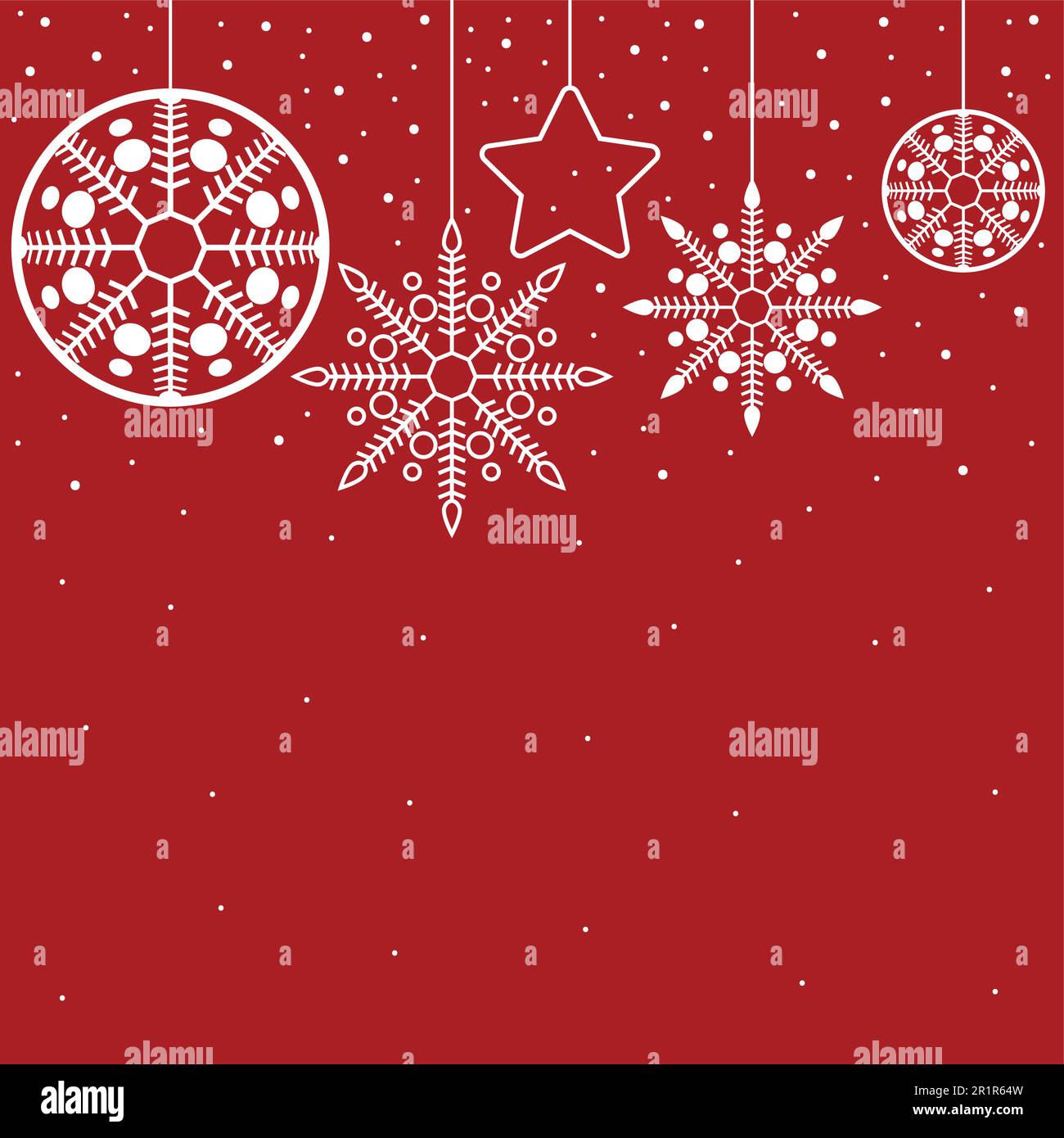 Graphique simple pour la décoration de Noël, ornement pour fond de Noël et thème Illustration de Vecteur