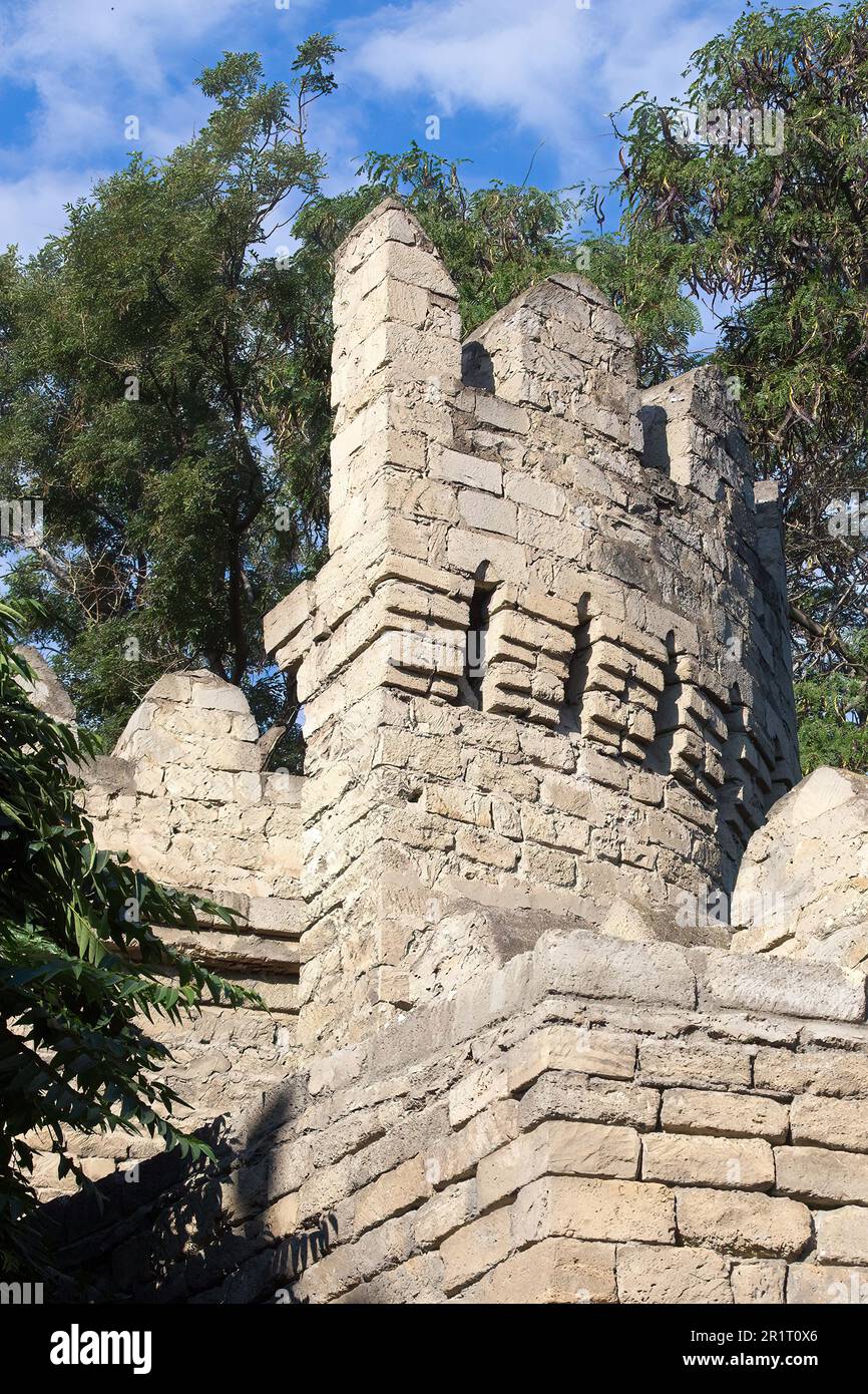 Un formidable donjon Banque D'Images