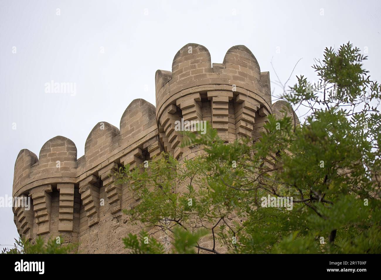 Un formidable donjon Banque D'Images