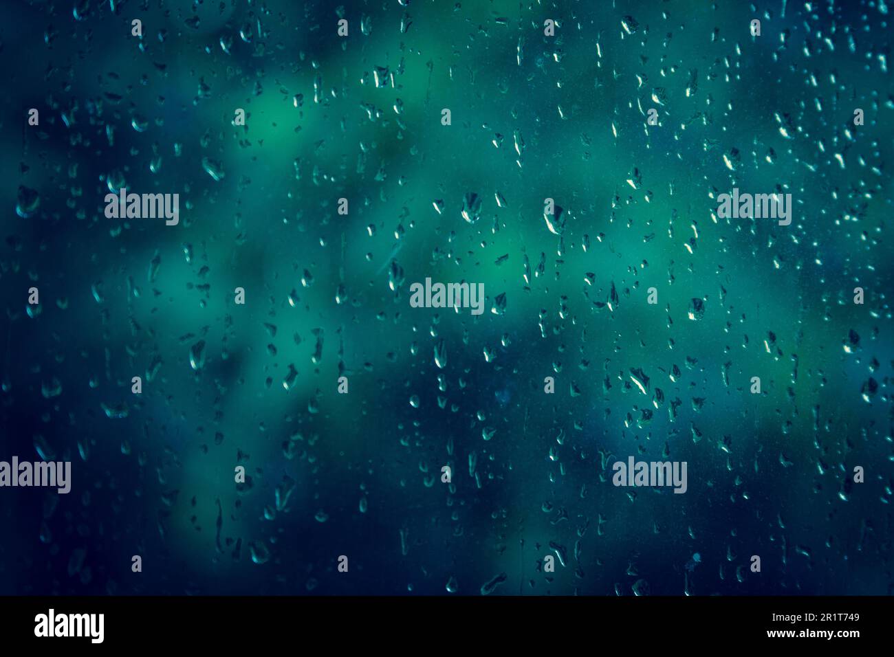 Gouttes sur la fenêtre Banque D'Images