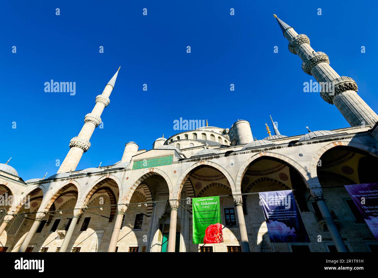 Istanbul Turquie. La Mosquée bleue Banque D'Images