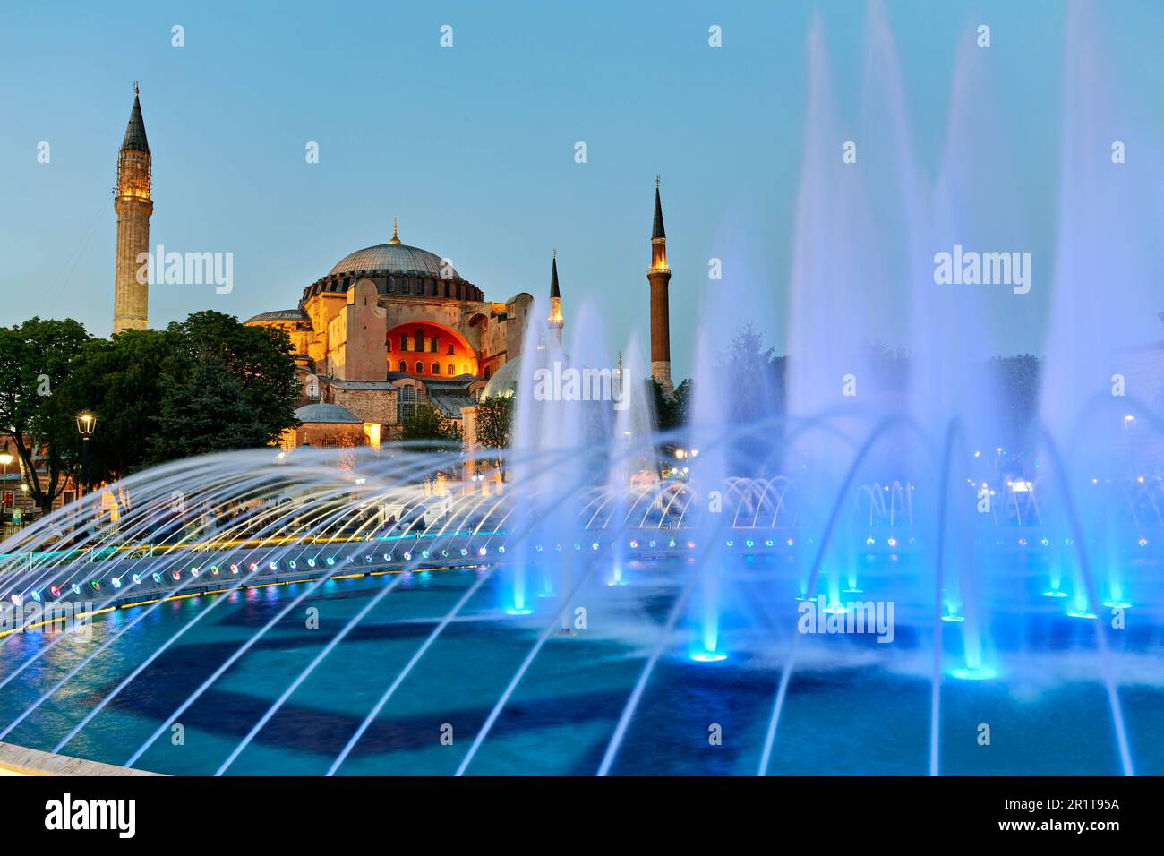Istanbul Turquie. Grande mosquée Sainte-Sophie Banque D'Images