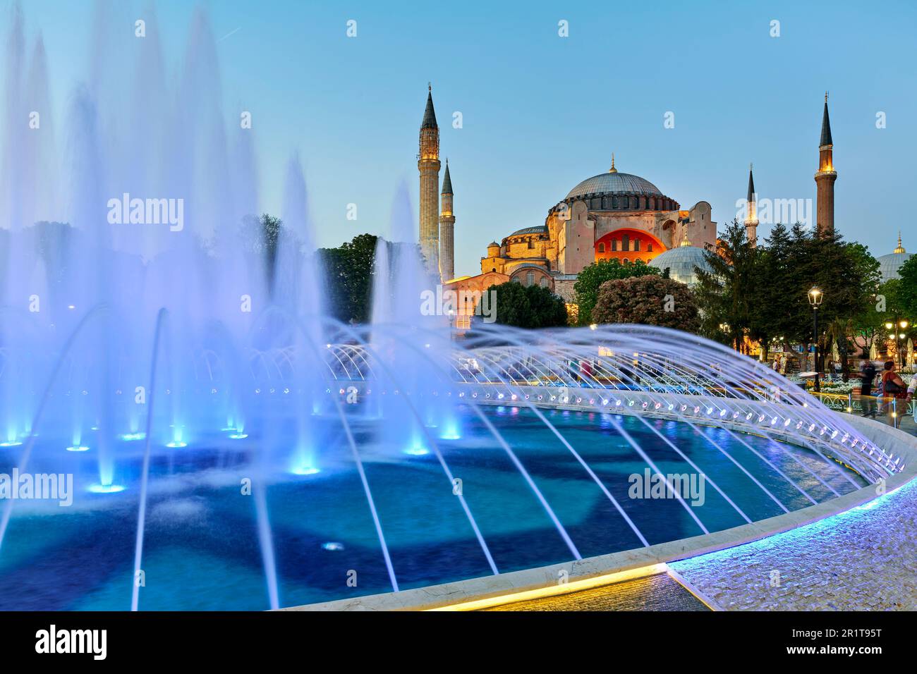 Istanbul Turquie. Grande mosquée Sainte-Sophie Banque D'Images