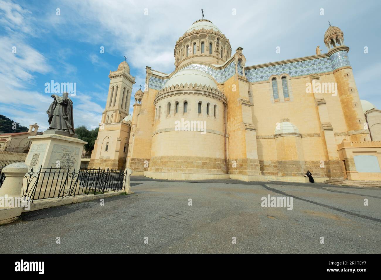 Notre Dame d'Afrique Algeri, Algérie, Afrique Banque D'Images