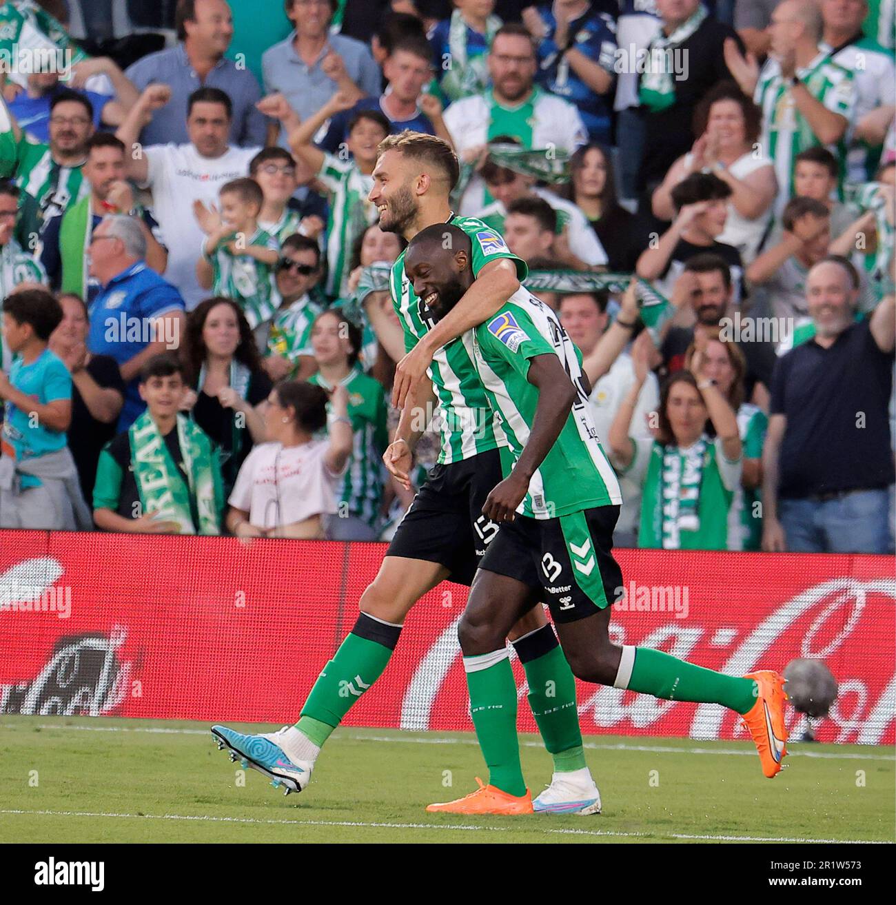 Match de football espagnol la Liga Real Betis vs Rayo Vallecano au stade Benito Villamarin, Séville, Espagne. 15th mai 2023. JORNADA 34 LIGA SANTANDER ESTADIO BENITO VILLAMARIN REAL BETIS-UD RAYO VALLECANO 900/cordon Press Credit: CORDIN PRESS/Alay Live News Banque D'Images