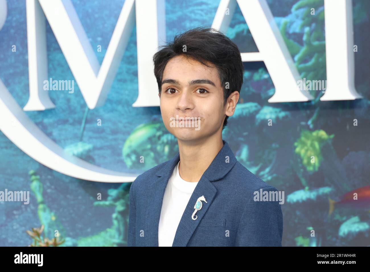 Alexander Molony, The Little Mermaid - première britannique, Leicester Square, Londres, Royaume-Uni, 15 mai 2023, Photo de Richard Goldschmidt Banque D'Images