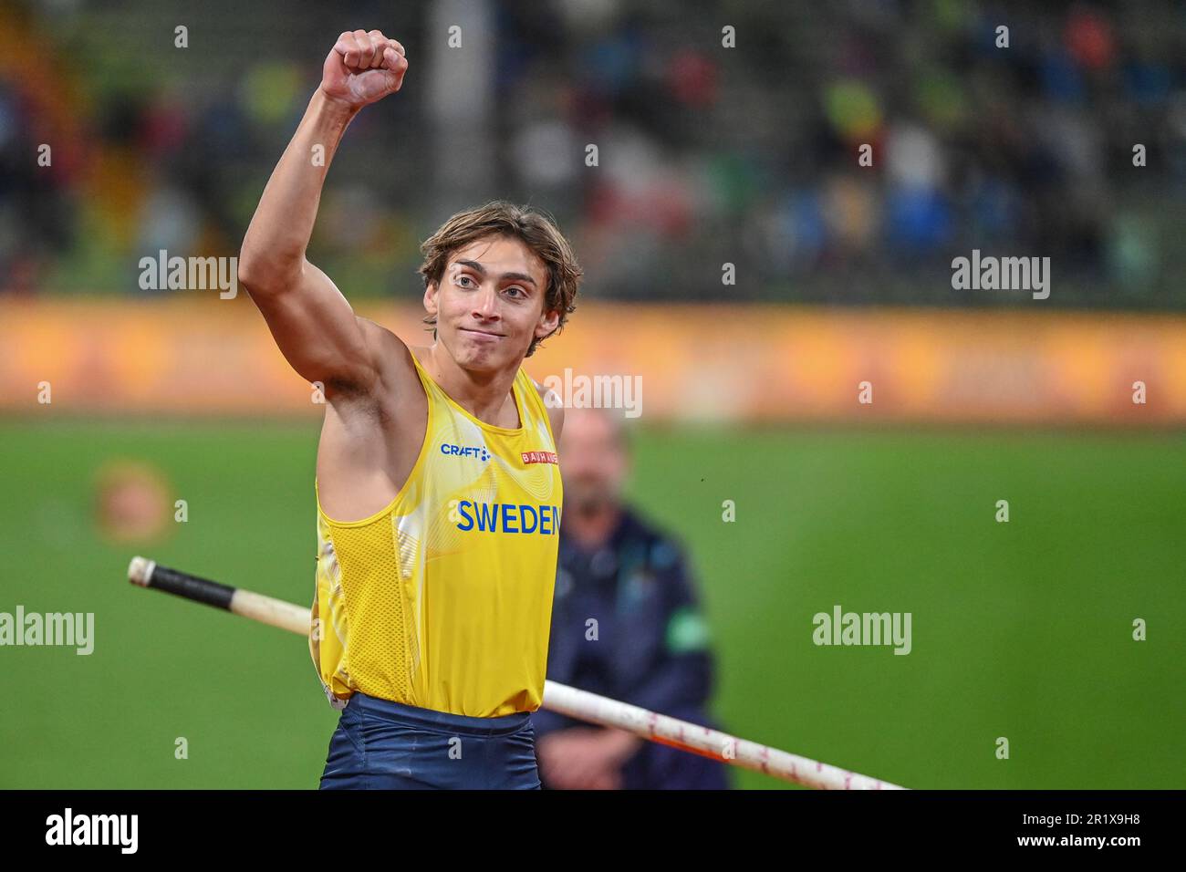 Duplantis Armand. Médaille d'or de Pole Vault. Championnats d'Europe Munich 2022 Banque D'Images