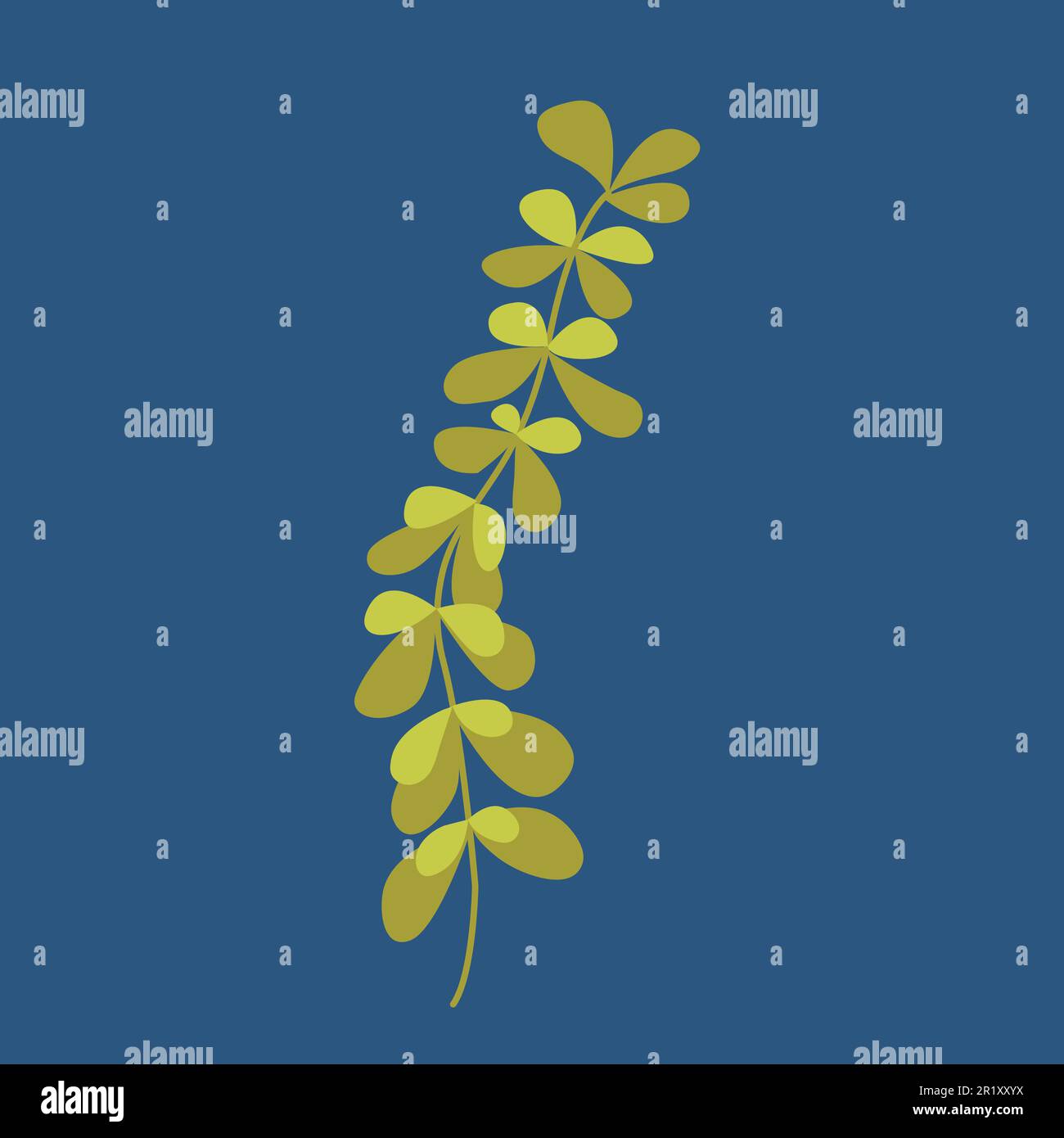 Algues sous-marines Illustration de Vecteur