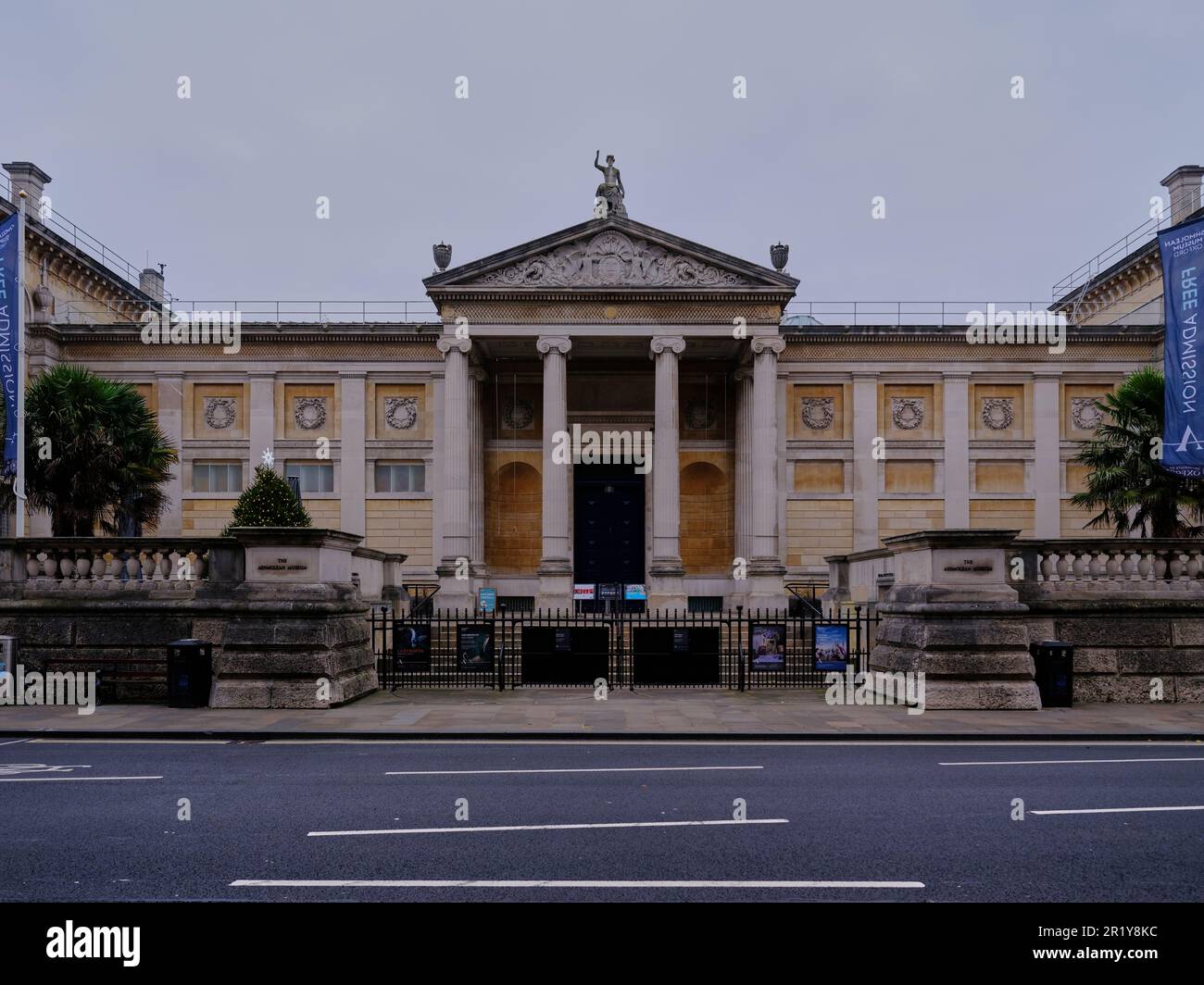 Une façade de musée Ashmolean à Oxford Banque D'Images