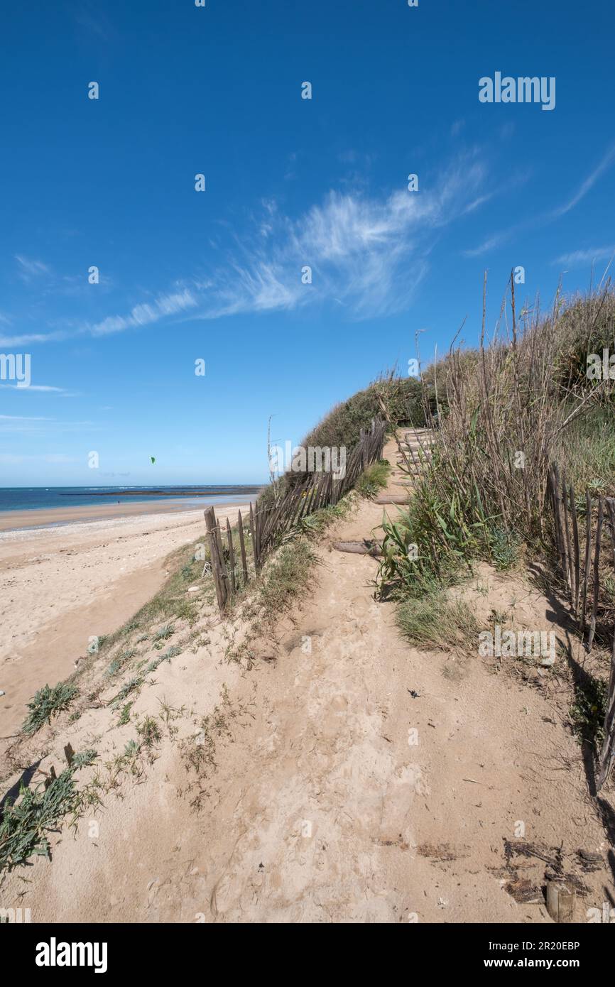 La plage de SaintDenis d'Oléron, île d'Oléron, en CharenteMaritime